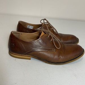 John Fluevog Brown Lace Up Shoes 8